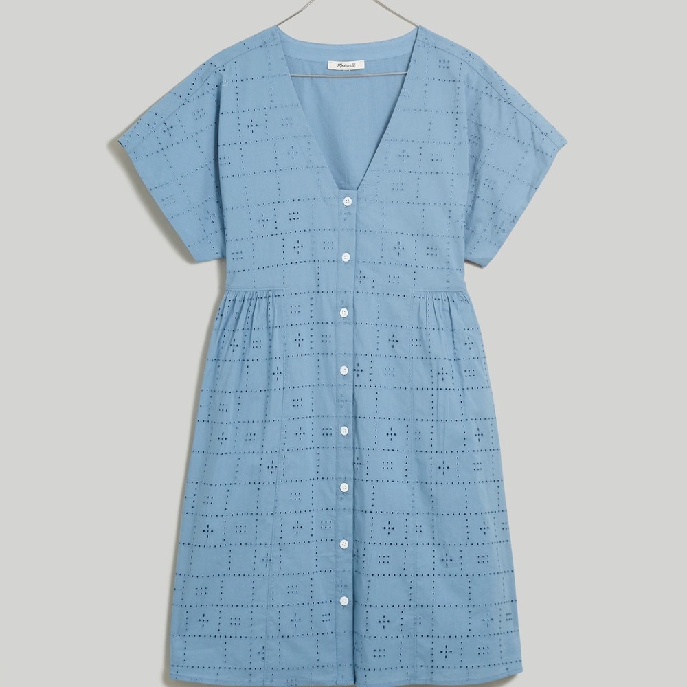 Madewell eyelet dress size small